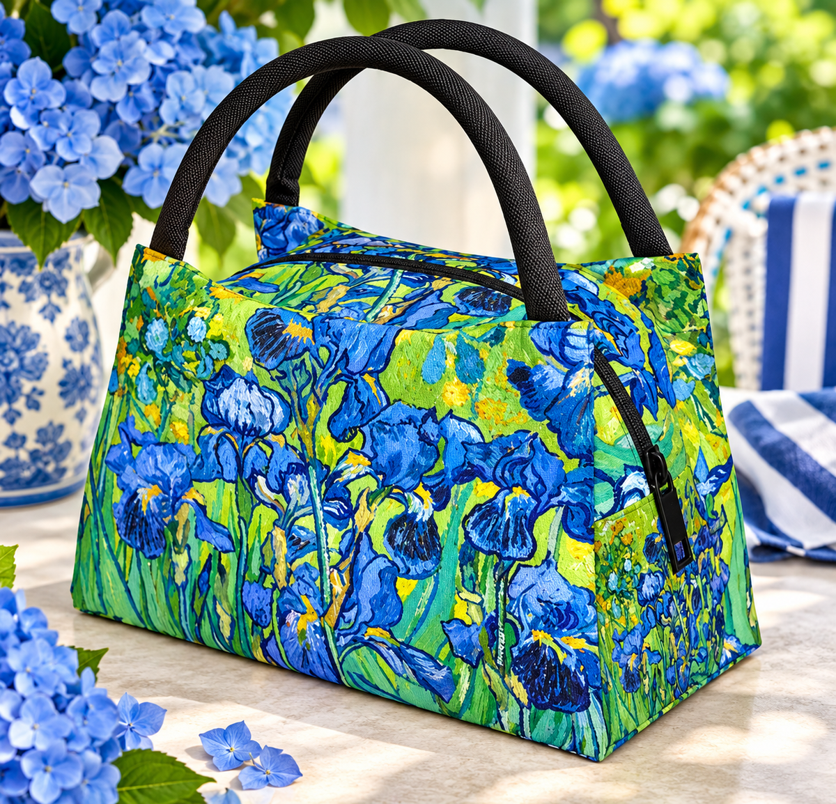 Insulted Lunch Bag - Iris in the Meadow