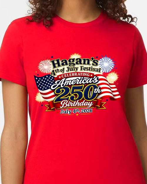 Hagan Fourth of July Festival T-Shirts (Gildan)