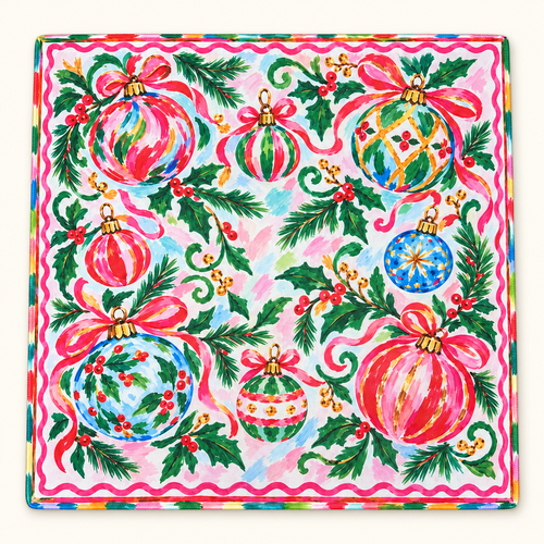 Mahjong Mat-Preppy Holiday