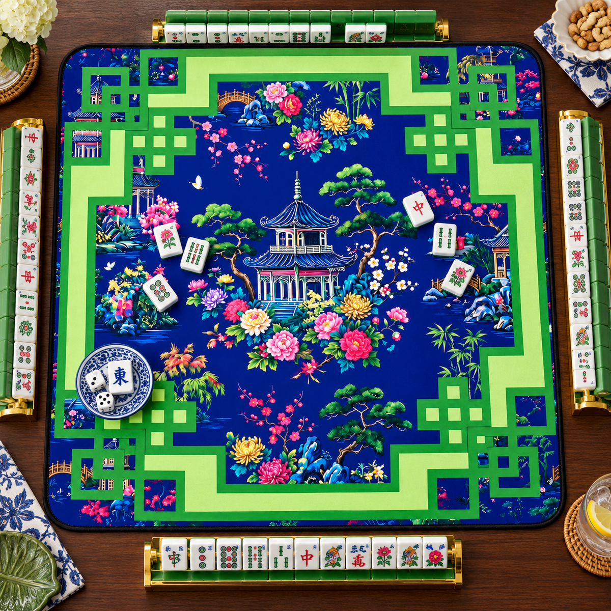 Mahjong Mat - Pagoda
