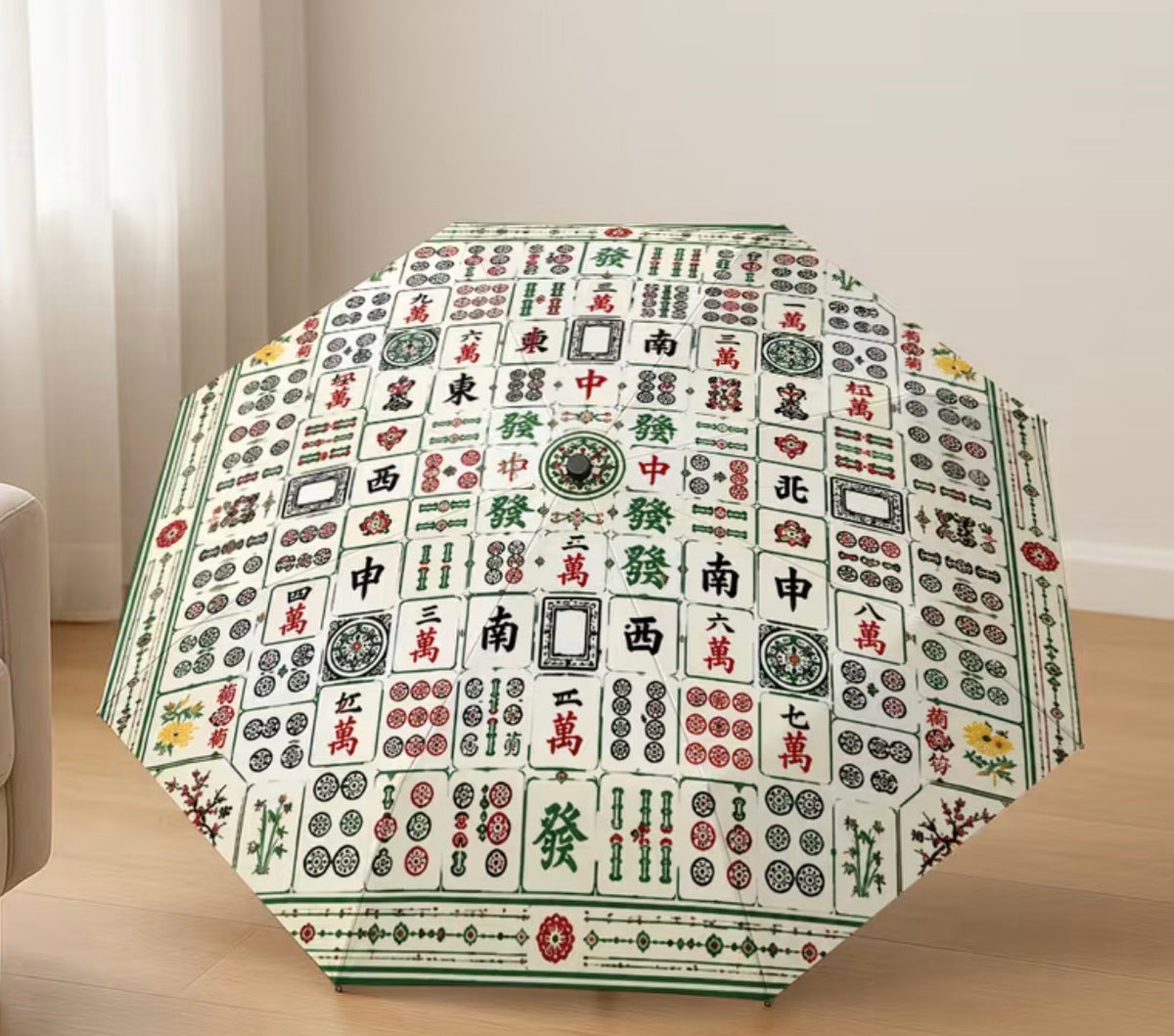 Mahjong Tile Umbrella