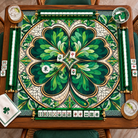 Mahjong Mat- Irish Clover