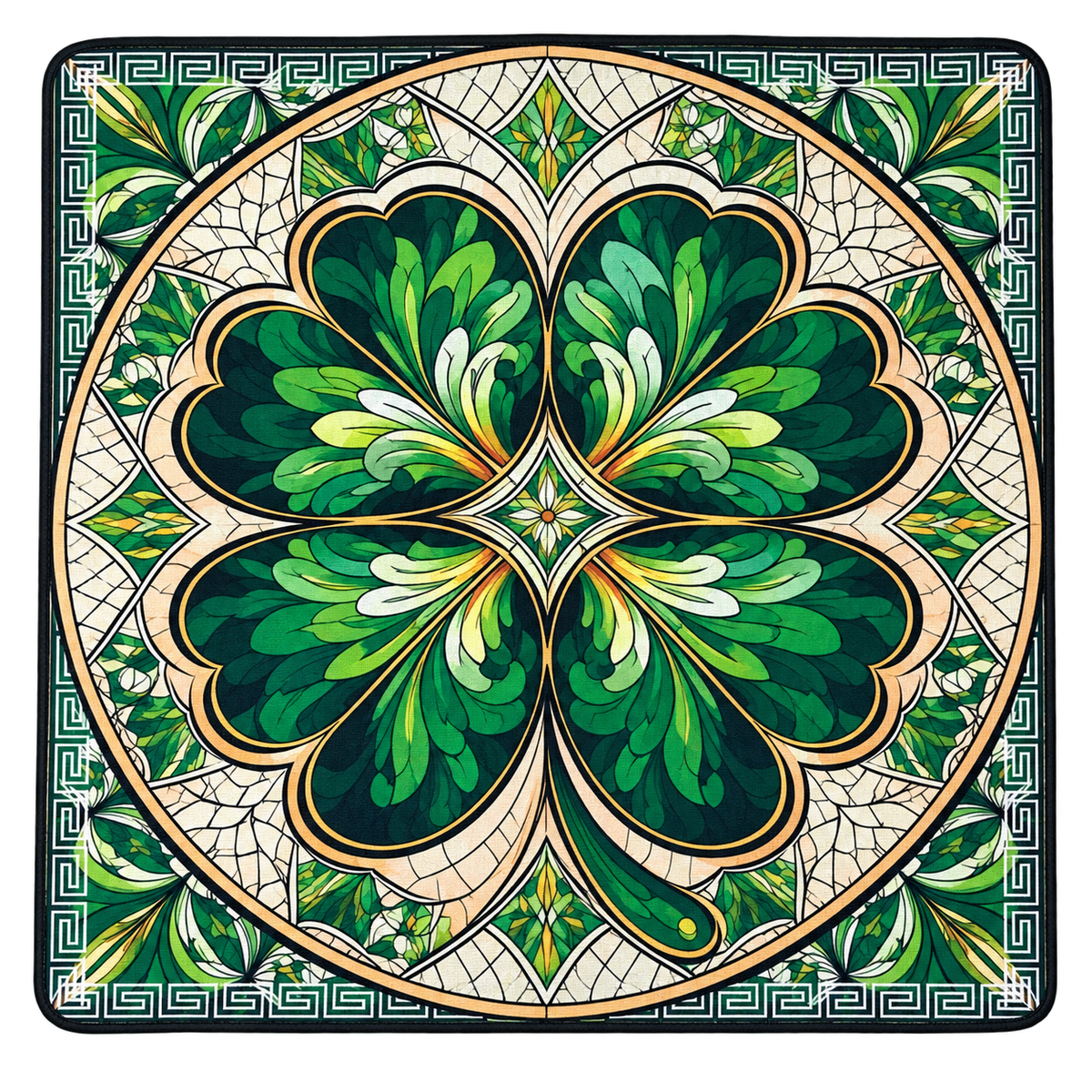 Mahjong Mat- Irish Clover