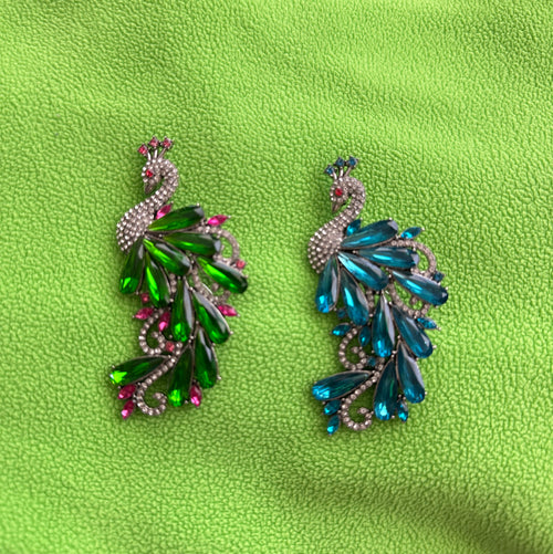 Mahjong Peacock Brooch