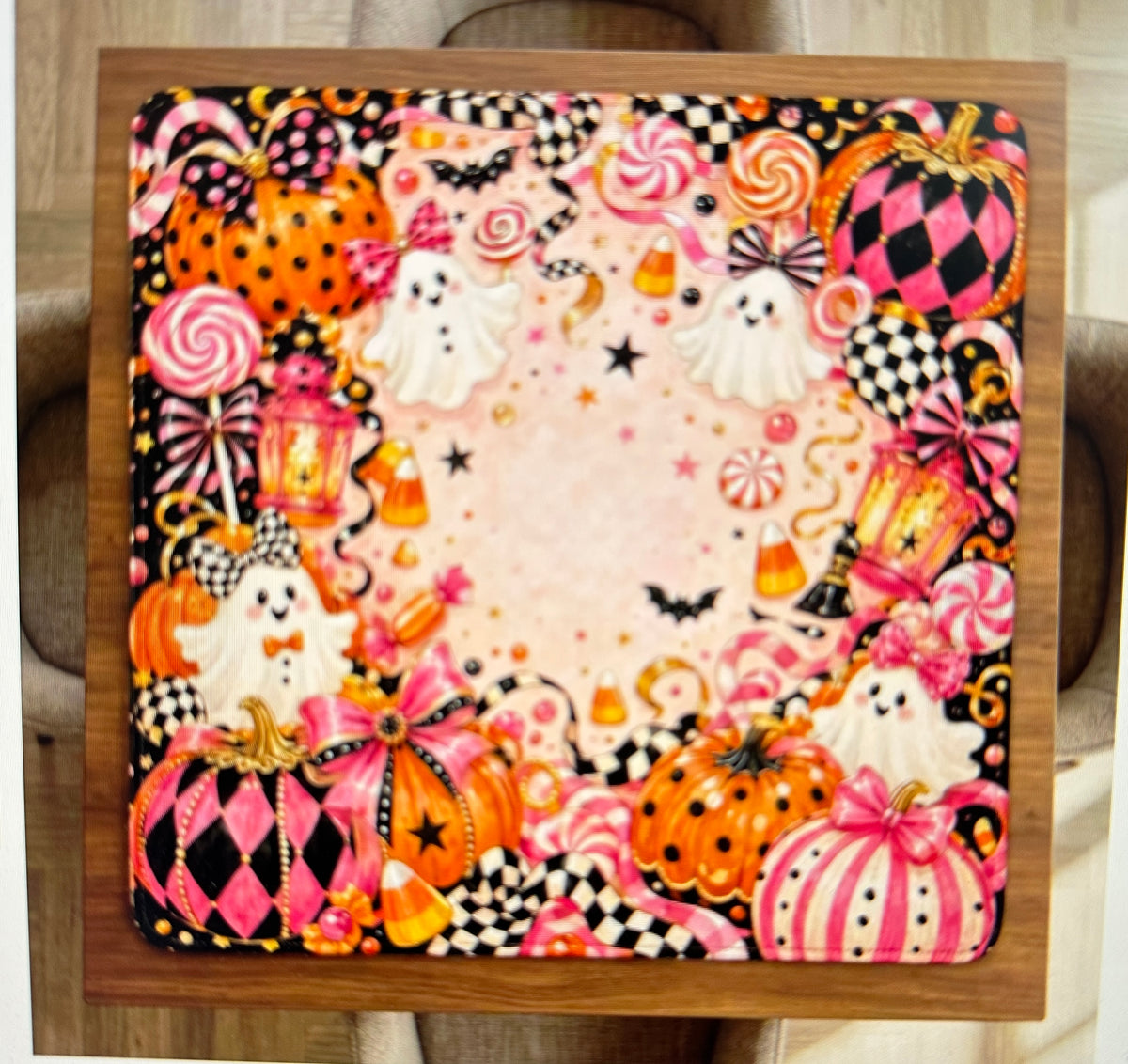 Mahjong Mat- Frolicking Ghost