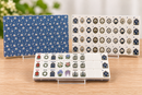 Mahjong Tiles Set - Clear Blue Lotus (Copy)