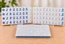Mahjong Tiles Set - Grey Transparent Koi Jokers