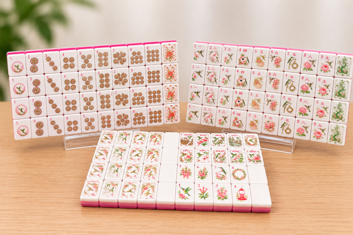 Mahjong Tiles Set - Bubbly Party