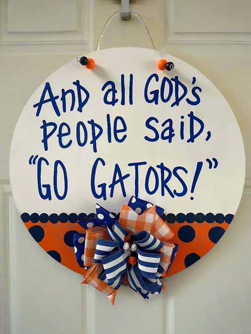 "GO GATORS!" Doorhanger
