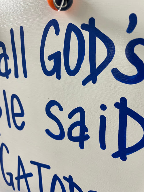 "GO GATORS!" Doorhanger