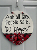 "GO DAWGS!" Doorhanger