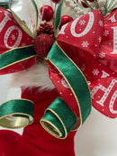 Santa's Boot Holiday Centerpiece