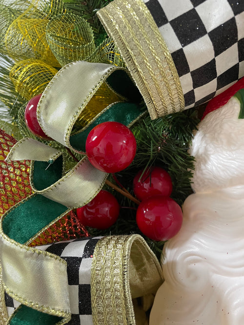 XL Santa Wreath