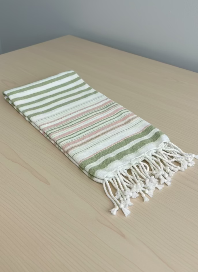 Blush & Sage Kitchen Towel