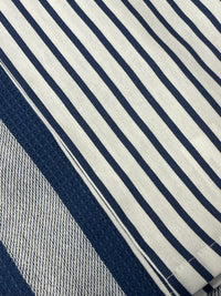 Navy and White Kitchen Towels, set of 2