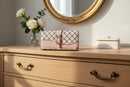 Pink and Brown Stylish Wallet\Crossbody