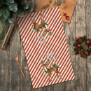 Red and Seafoam Christmas Kitchen Towels, Sets of 2
