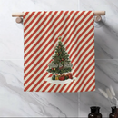 Red and Seafoam Christmas Kitchen Towels, Sets of 2