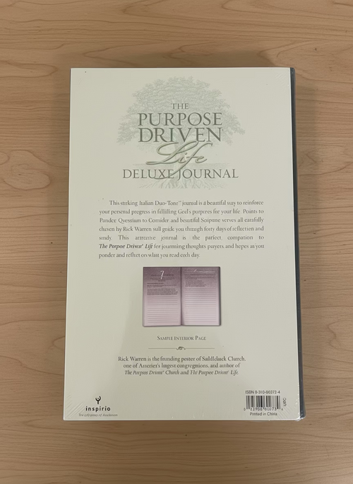 The Purpose-Driven Life Deluxe Journal