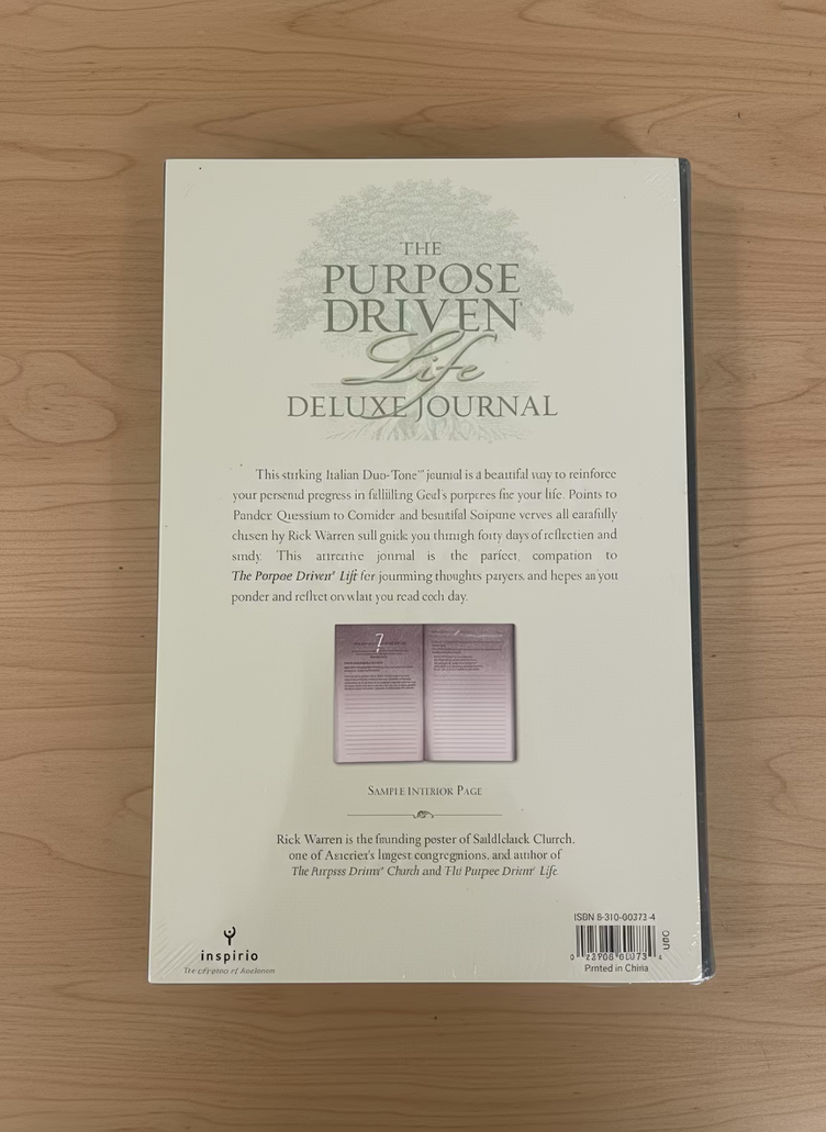 The Purpose-Driven Life Deluxe Journal