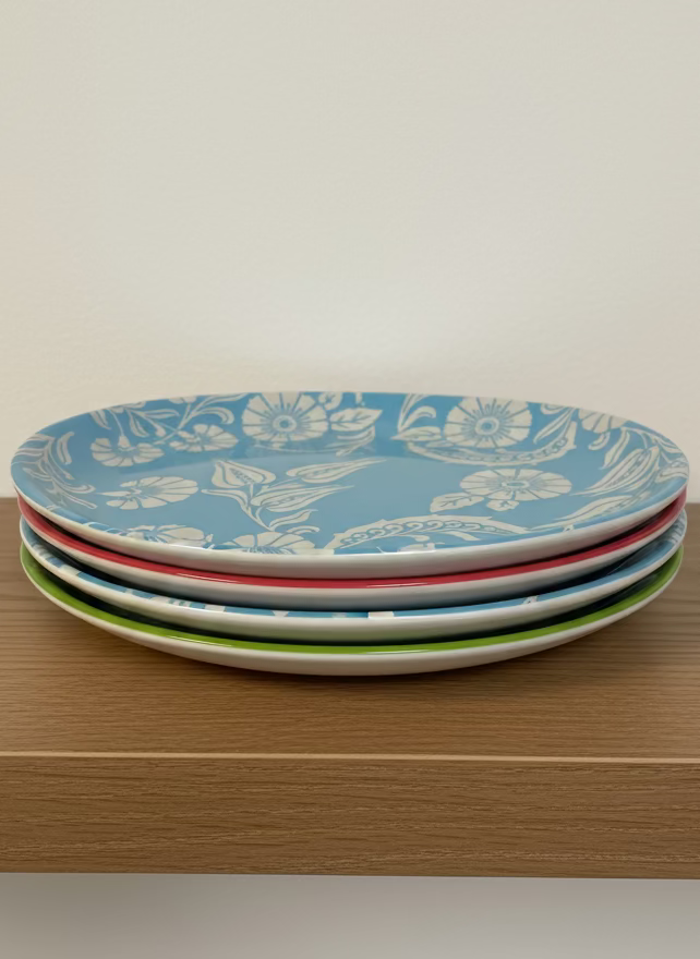 Pottery Barn Easter Egg Plates, set of 4