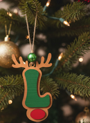 Personalized Reindeer Letter Ornament