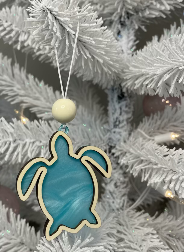 "The Journey" Sea Turtle Ornament
