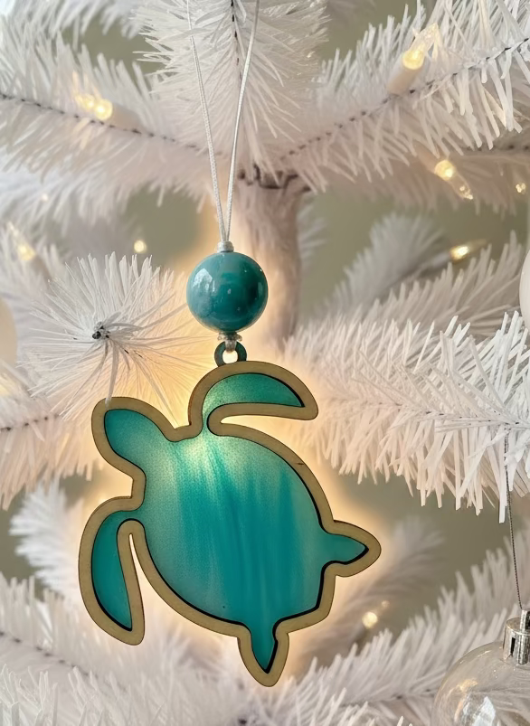 "The Journey" Sea Turtle Ornament