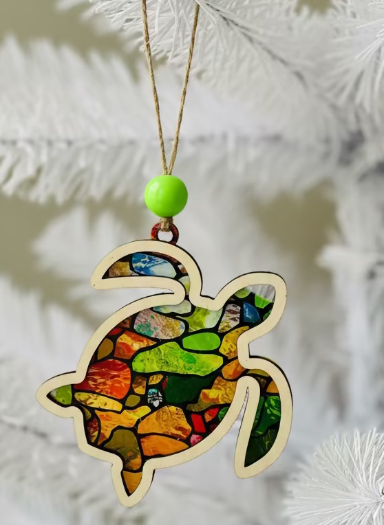 "The Journey" Sea Turtle Ornament