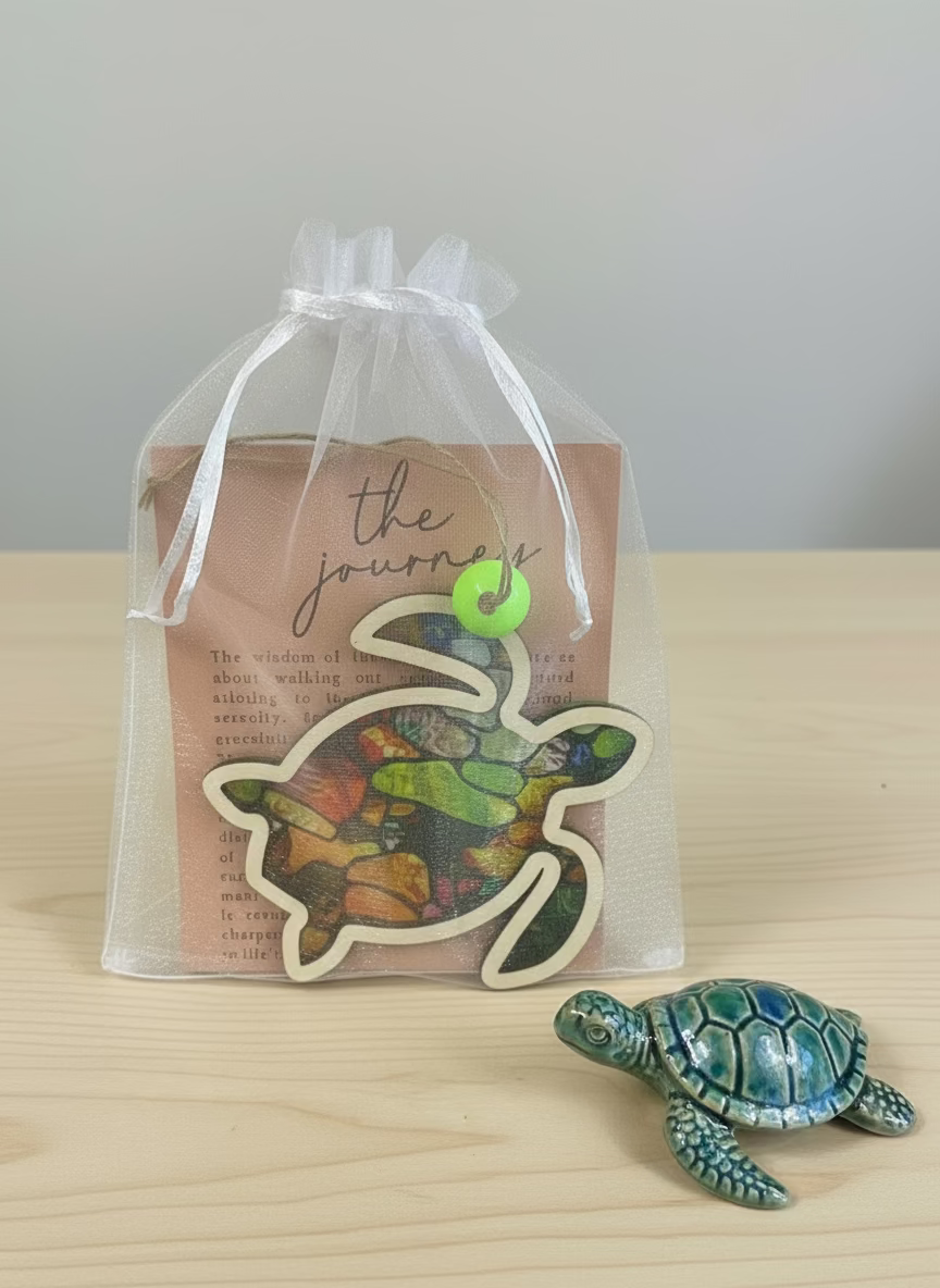"The Journey" Sea Turtle Ornament