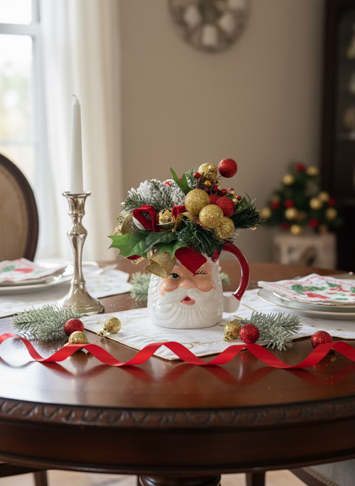 Evergreen Santa Mug