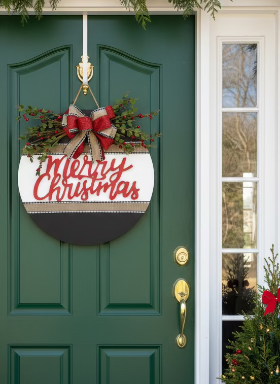 18" Doorhanger - Merry Berry