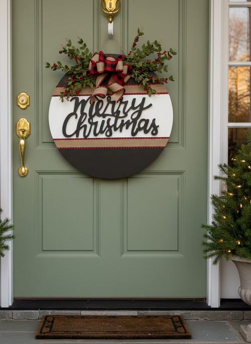 18" Doorhanger - Merry Berry