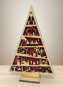 Handcrafted Nativity Tree