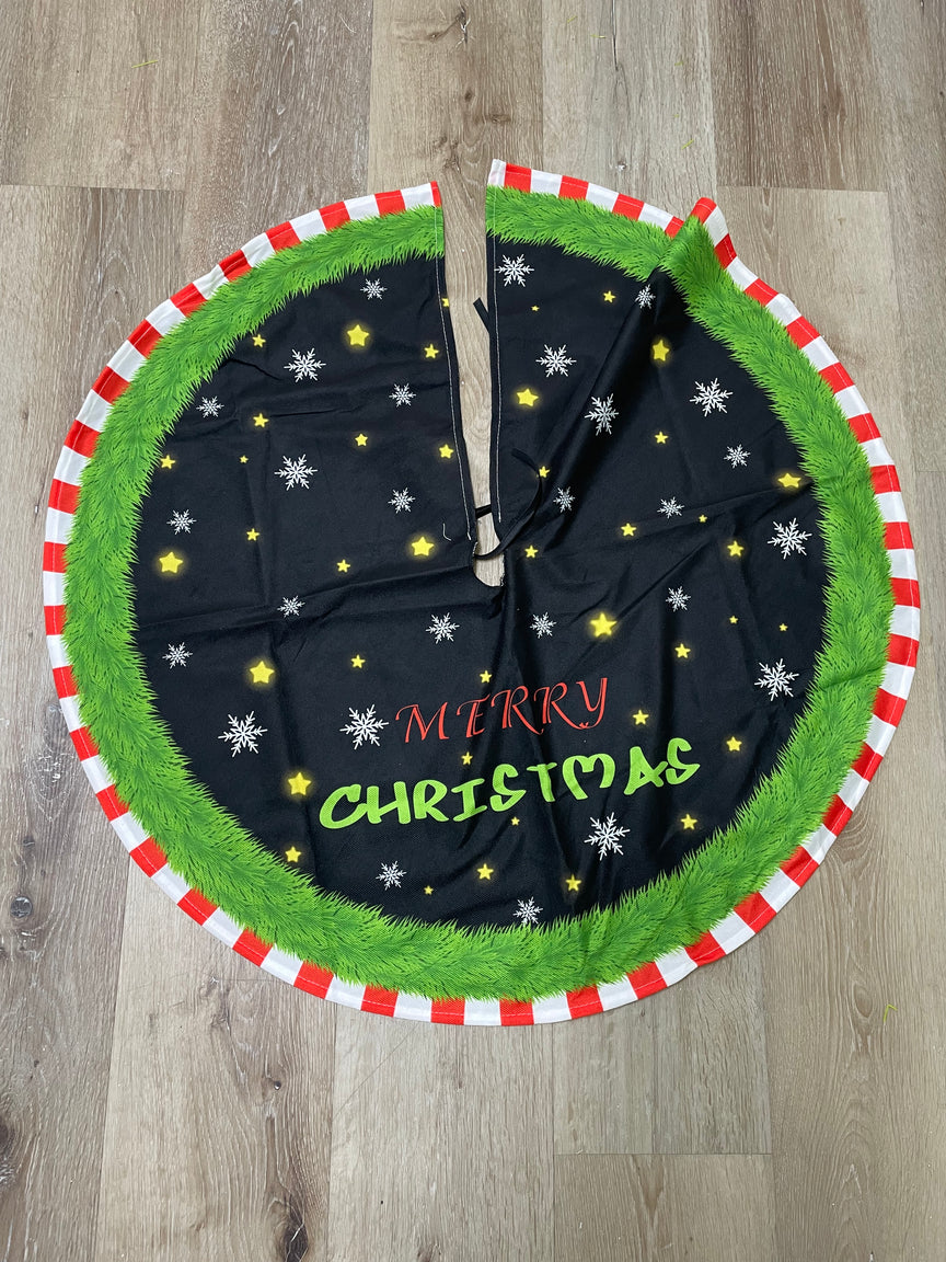 "Merry Christmas" Tree Skirt