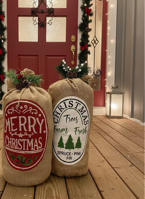 Christmas Delivery Decorative Sacks