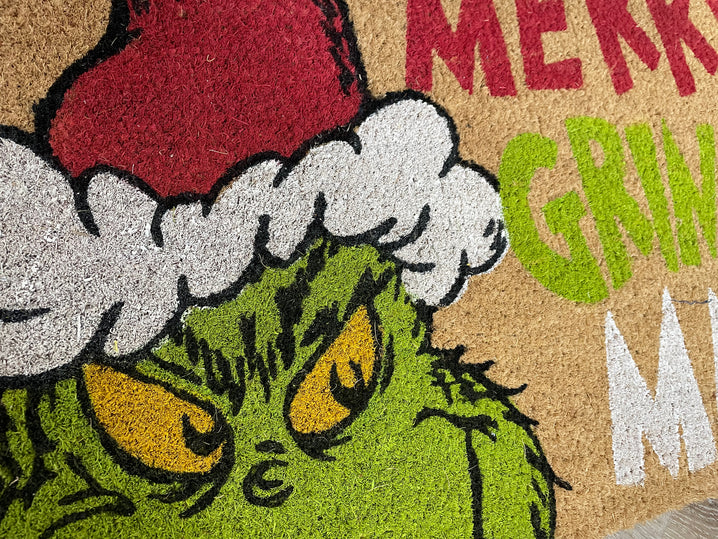 "Merry Grinch-mas" Entry Mat