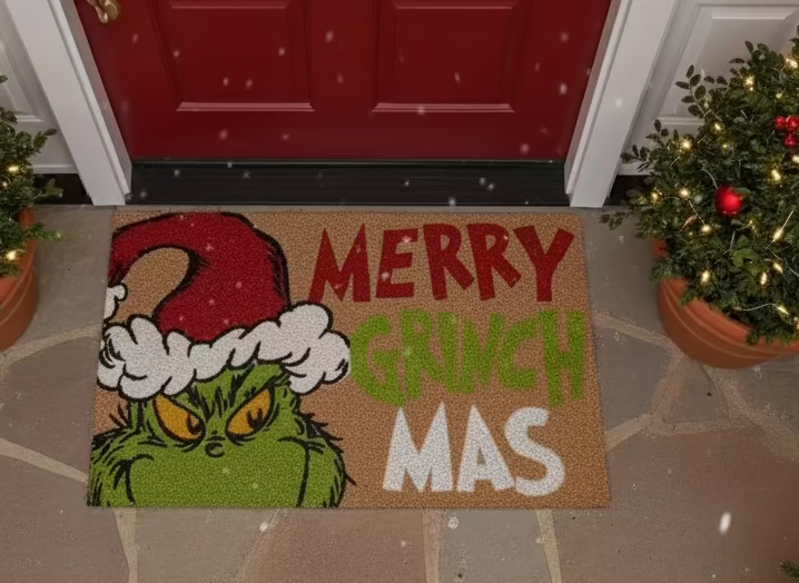 "Merry Grinch-mas" Entry Mat