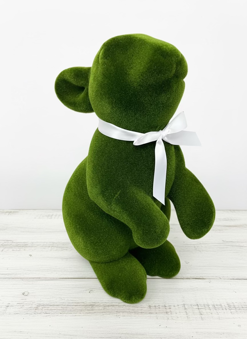 Mossy Flocked Bunnies