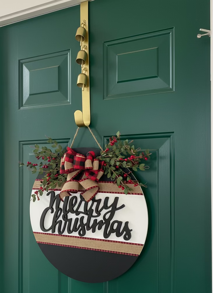 16" Wreath Hanger with Bells