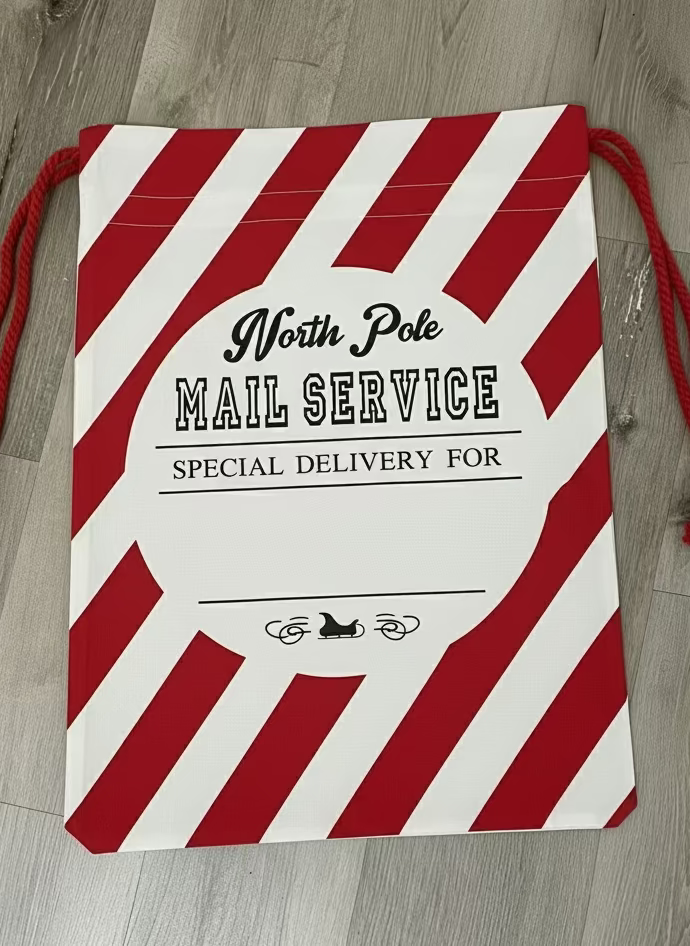 Santa Sacks - North Pole Mail Service (19"x26")
