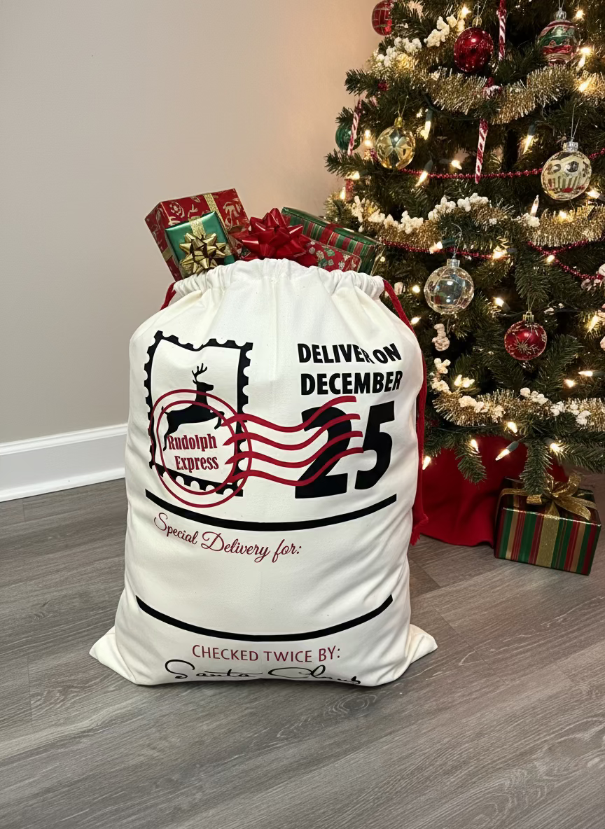 Santa Sacks - Rudolph Express (19"x26")