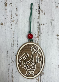 "Christ the Savior is Born" Ornament