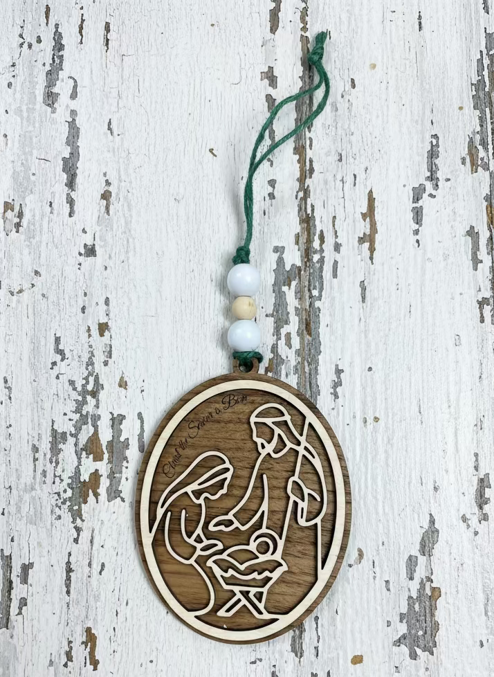 "Christ the Savior is Born" Ornament