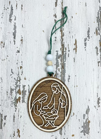 "Christ the Savior is Born" Ornament