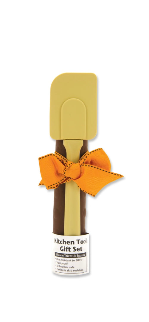 Silicone Trivet and Spatula Set