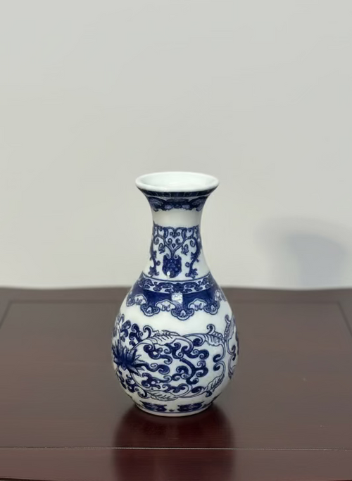Small Chinoiserie Bud Vases