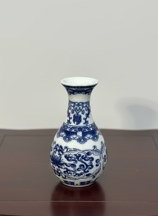 Small Chinoiserie Bud Vases