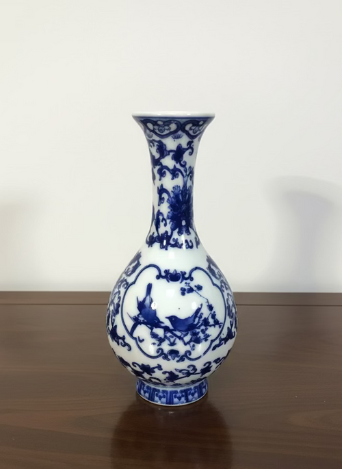 Small Chinoiserie Bud Vases