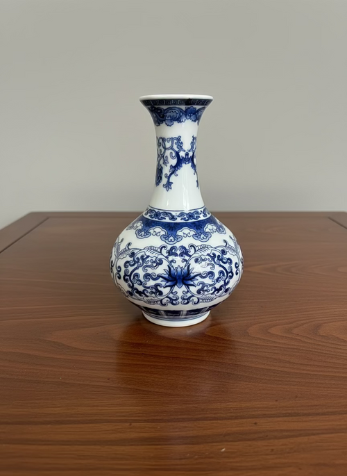 Small Chinoiserie Bud Vases